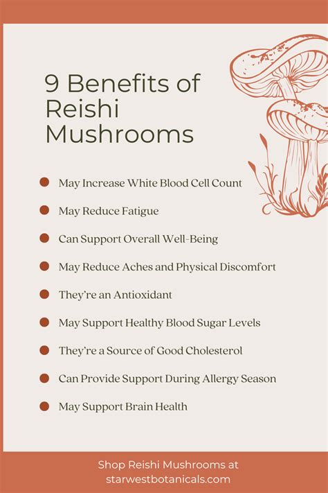 7 Benefits of Reishi Mushrooms - Starwest Botanicals