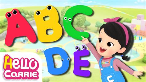 🌞ABC with Carrie🌞 ABC in the playground | Alphabet Song | Hello Carrie Kids Song - YouTube