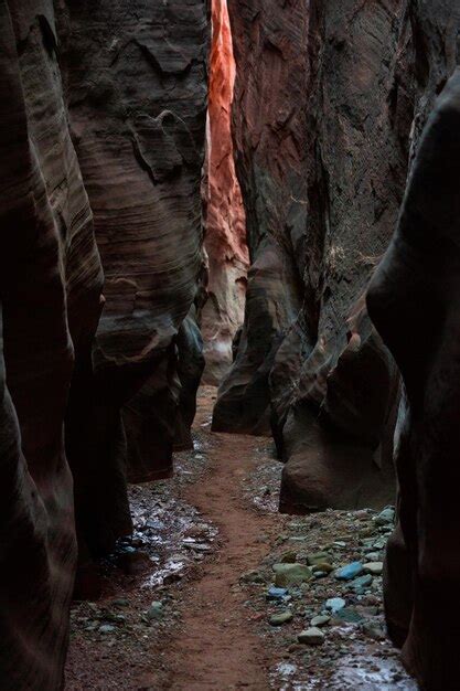 Premium Photo | Rock formations in cave