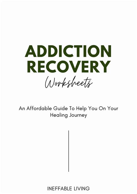 Fear And Addiction Worksheet | Mental Health Worksheets - Worksheets ...