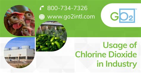 What are the Industrial uses of Chlorine Dioxide?