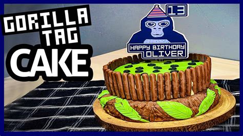 Gorilla Tag Birthday Cake | How to Make This Cake - YouTube