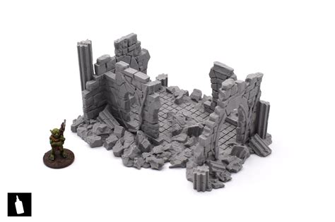 Wargaming Terrain Ruins #1 | 28mm-32mm Scale