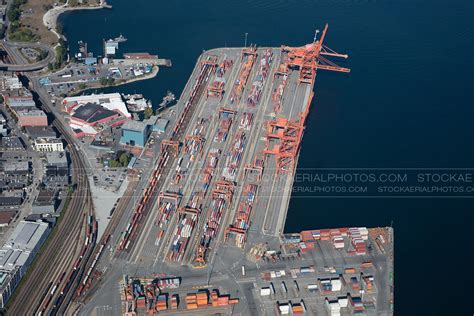 Aerial Photo | Centerm Container Terminal, Vancouver