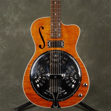 SX Resonator guitar w/Pickup - Natural - 2nd Hand | Rich Tone Music