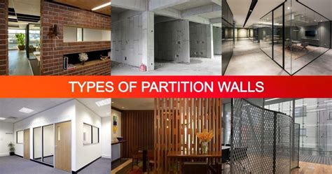 13 Types of Partition Walls - Uses, Advantages & Disadvantages [Explained with Details ...