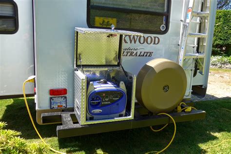 We Discover Canada And Beyond: Custom Made Generator Box For Our RV