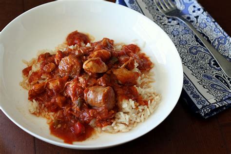 Slow Cooker Creole Chicken With Sausage Recipe