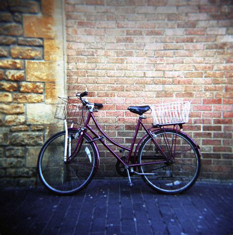 Ladies Bicycle With Two Baskets Photograph by James Arnold - Fine Art America