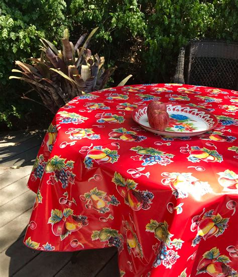 oilcloth round tablecloth, oil cloth round tablecloth, mexican oilcloth – Oilcloth International ...