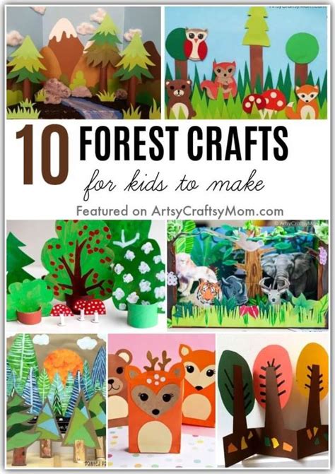 10 Fascinating Forest Crafts for Kids