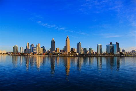 San Diego Skyline From Ferry - Coronado Times