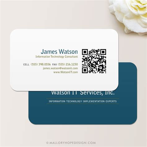 Qr Code Business Card Designs