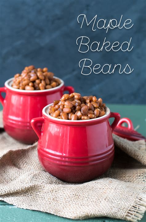 Maple Baked Beans - Thyme & Love