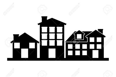 black and white neighborhood clipart 10 free Cliparts | Download images ...