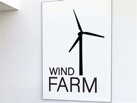 WIND FARM minimalistic Logo's idea by Dovydas on Dribbble