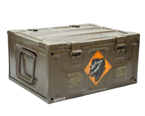 British army surplus large brown ammo ammunition transport storage box - Surplus & Lost