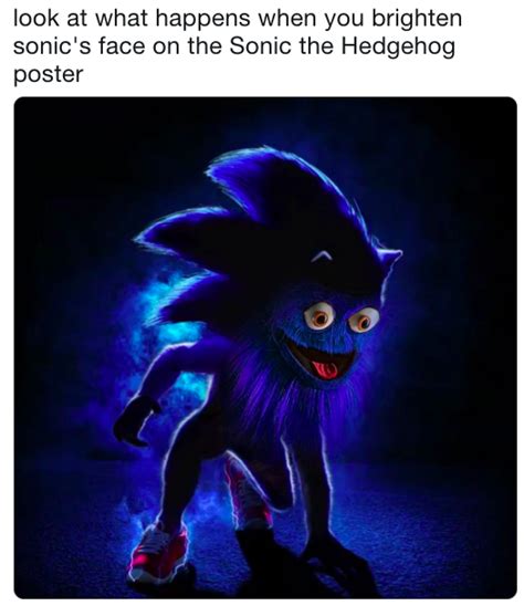 Sonic The Hedgehog Meme Face