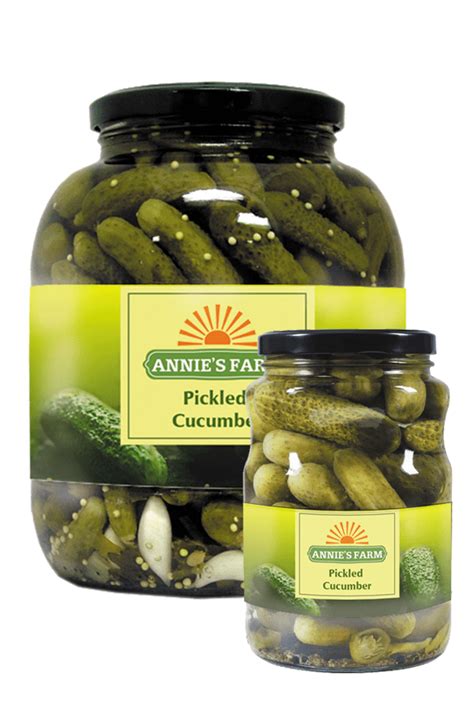 Pickled Cucumber (Gherkins) in Glass Jar - Annie's Farm Company Limited