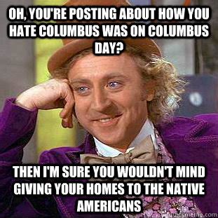 Anti columbus day Memes