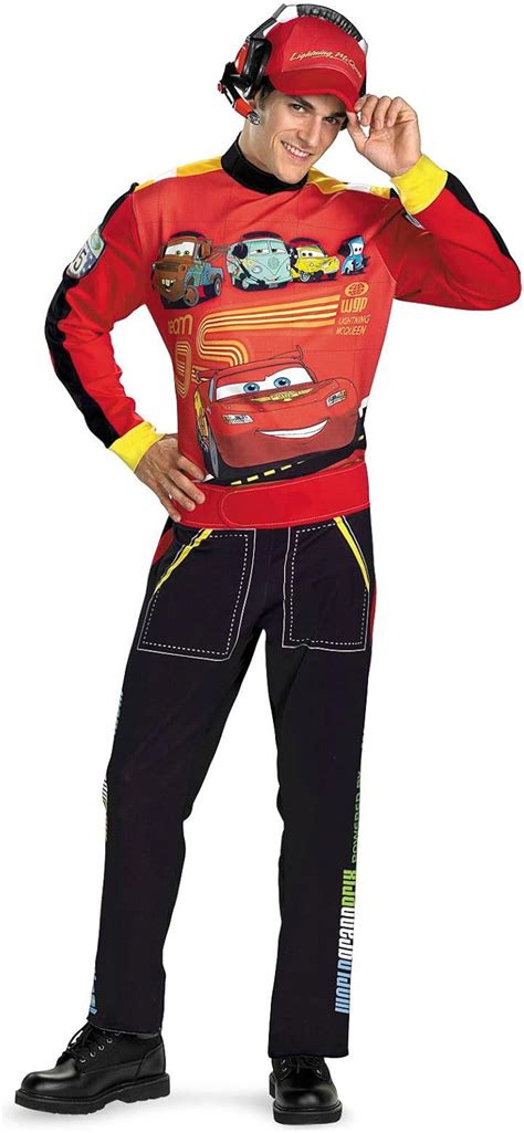 Disney Cars Lightning Mcqueen Adult Costume: Amazon.ca: Clothing ...