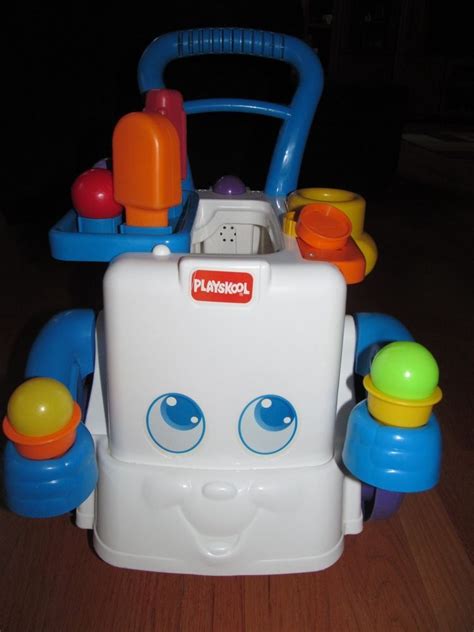 Rare Hard to Find Playskool Musical Ice Cream Cart Toddler Push Toy ...