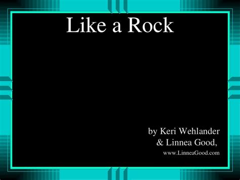 Like a rock (eng) copy