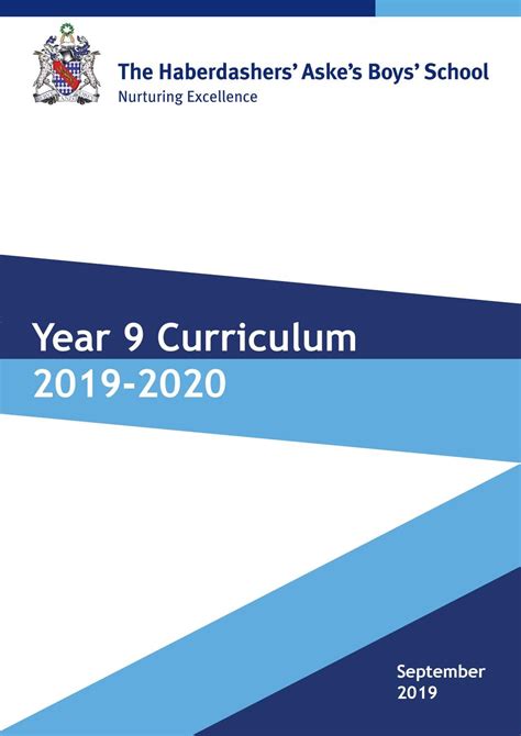 Year 9 Curriculum 2019-20 by Haberdashers' Boys' School - Issuu