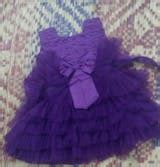 Cutedoll Wine Color Net Embroidered Kids Baby Frock Dress