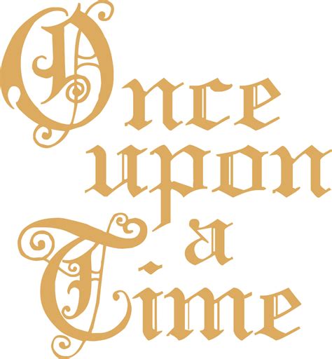 Once Upon a Time Font PNG