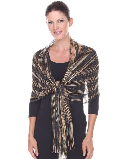 WholesaleOblong Scarves - Metallic Two Tone 249x001