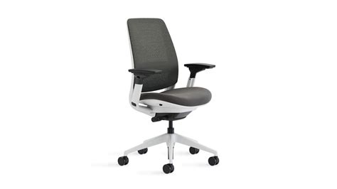 Steelcase Series 2 Office Chair, Seagull Frame, Cogent Connect Graphite, Hard Floor Casters