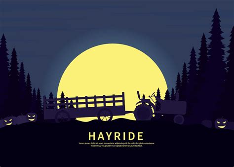 Free Hayride Silhouette Illustration 165887 Vector Art at Vecteezy