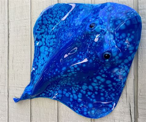 Stingray Cobalt Blue Wall Mount 17x 14 Made From | Etsy | Whimsical ...