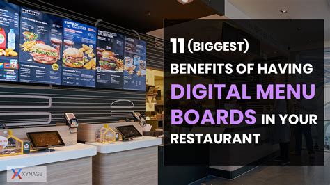 11 (Biggest) Benefits of having Digital Signage for Restaurant