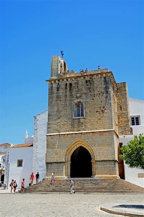 The Cathedral Of Faro (Se De Faro) Is A Roman Catholic Cathedral In Faro, Portugal. Stock Photo ...