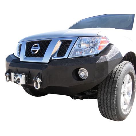 Iron Bull Bumpers® - Nissan Frontier 2005-2014 Base Front Winch Black ...