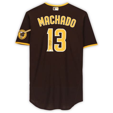 Manny Machado Signed Padres Jersey (Fanatics Hologram) | Pristine Auction