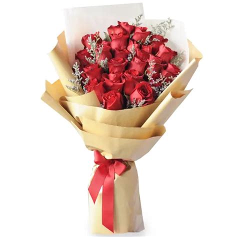 Send 2 Dozen Red Ecuadorian Roses Bouquet to philippines