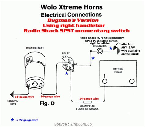 Air Horn Wiring Diagram - Wiring Diagram