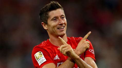 Bayern Munich striker Robert Lewandowski says signature goal celebration is a 'family secret' as ...