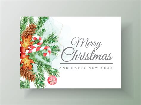 Beautiful card template christmas theme 3791579 Vector Art at Vecteezy