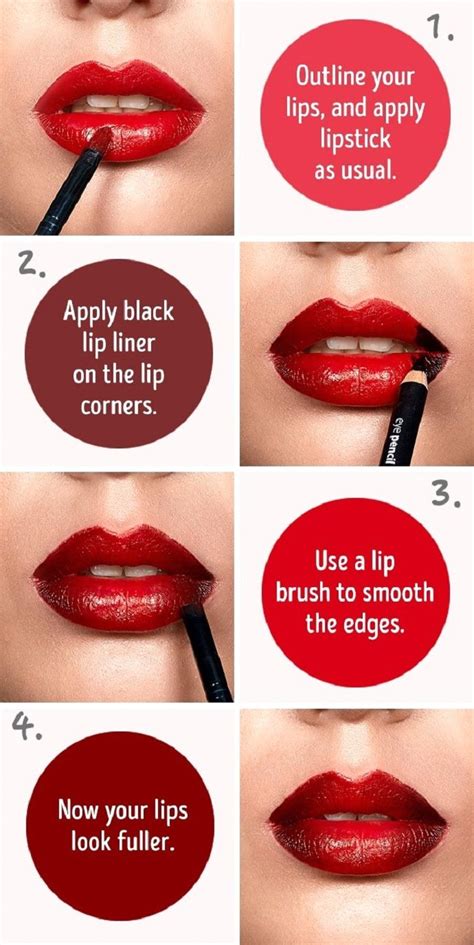 How to Apply Lip Liner Properly and Enhance Your Lips | Chikk.net | Lip makeup tutorial, How to ...