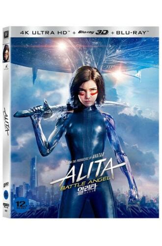 Alita: Battle Angel - 4K UHD + BLU-RAY 2D & 3D Combo Full Slip Limited ...