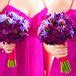 Purple Bridesmaid Bouquets