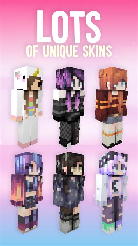 Скачать Cute Girls Skins For MCPE APK для Android