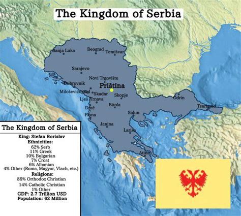 The Kingdom of Serbia : imaginarymaps