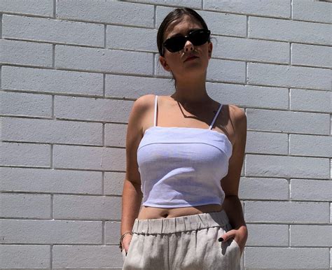 White Linen Crop Top | Tusk Linen Co