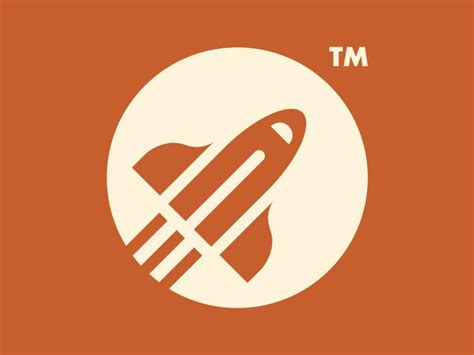 ROCKET // | Retro logo design, Minimalist logo design, Logo design inspiration