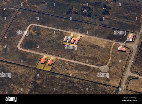 Aerial photograph of residential development in Brits, North West Province, South Africa Stock ...